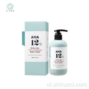 AHA 12% hyaluronzuur exfoliërende bodylotion